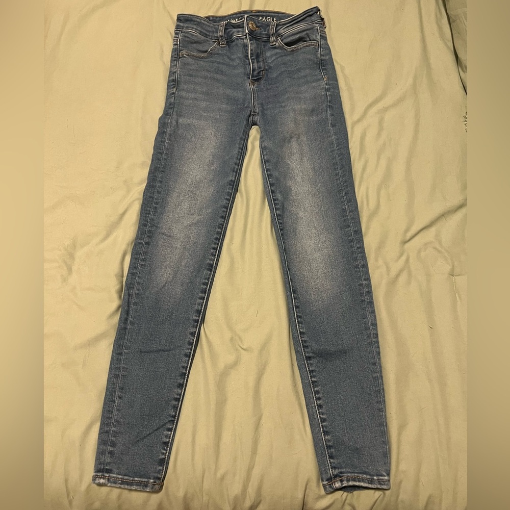 AE hi rise jeggings